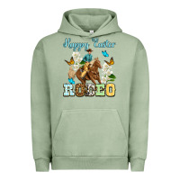 Pigment Oil Green Happy Easter rodeo Urban Hoodie - OliviaCreatesArt