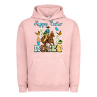 Pigment Salmon Happy Easter rodeo Urban Hoodie - OliviaCreatesArt