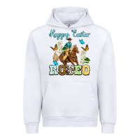 White Happy Easter rodeo Urban Hoodie - OliviaCreatesArt