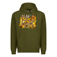 Army Green mama mommy mom bruh Premium Hoodie - RacoonDesign