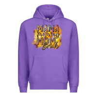 Purple mama mommy mom bruh Premium Hoodie - RacoonDesign