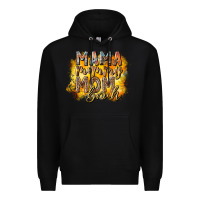 Black mama mommy mom bruh Premium Hoodie - RacoonDesign