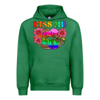 Emerald lgbtq kiss me Urban Hoodie - HRA Design Shop