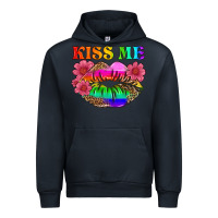 Navy lgbtq kiss me Urban Hoodie - HRA Design Shop