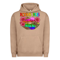 Pigment Burro lgbtq kiss me Urban Hoodie - HRA Design Shop