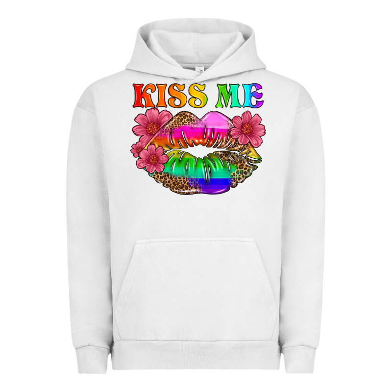 Lgbtq Kiss Me Urban Hoodie by HRA Design Shop | Teevron
