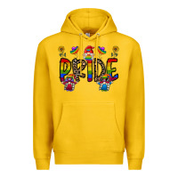 Lemon pride gnome Premium Hoodie - CowhideDigitalArt