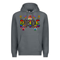 Rock pride gnome Premium Hoodie - CowhideDigitalArt