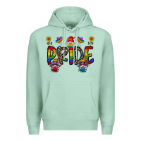 Seafoam pride gnome Premium Hoodie - CowhideDigitalArt