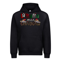 Black la mama mas chingona Urban Hoodie - CowhideDigitalArt