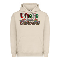 Pigment French Oak la mama mas chingona Urban Hoodie - CowhideDigitalArt