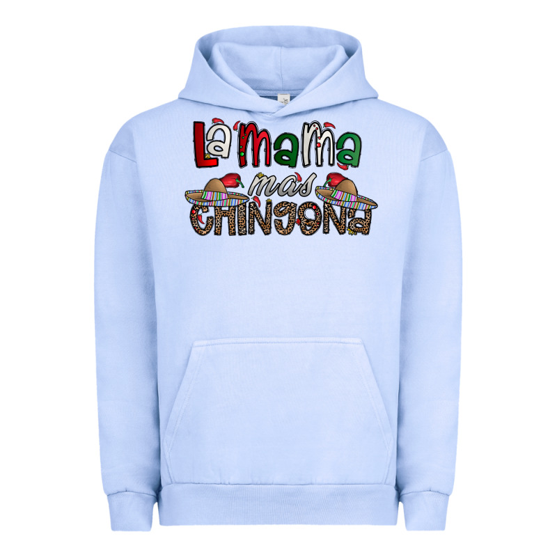 La Mama Mas Chingona Urban Hoodie by CowhideDigitalArt | Teevron