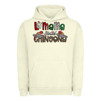 Pigment Pistachio la mama mas chingona Urban Hoodie - CowhideDigitalArt