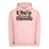 Pigment Salmon la mama mas chingona Urban Hoodie - CowhideDigitalArt