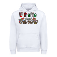 White la mama mas chingona Urban Hoodie - CowhideDigitalArt