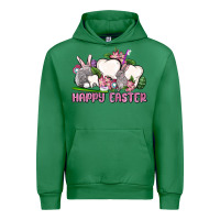 Emerald Happy Easter teeth Urban Hoodie - OliviaCreatesArt