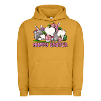 Pigment Peanut Butter Happy Easter teeth Urban Hoodie - OliviaCreatesArt