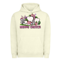 Pigment Pistachio Happy Easter teeth Urban Hoodie - OliviaCreatesArt