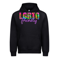 Black lgbtq friendly Urban Hoodie - HRA Design Shop