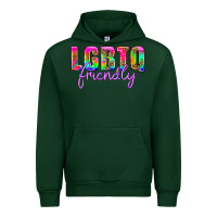 Forest Green lgbtq friendly Urban Hoodie - HRA Design Shop