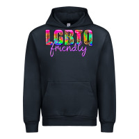 Navy lgbtq friendly Urban Hoodie - HRA Design Shop