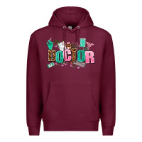 Burgundy doctor Premium Hoodie - AdoDesignShop