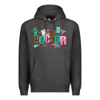 Charcoal Heather doctor Premium Hoodie - AdoDesignShop
