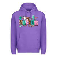 Purple doctor Premium Hoodie - AdoDesignShop