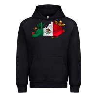 Black mexica kentucky Urban Hoodie - CowhideDigitalArt