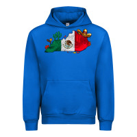 Cobalt mexica kentucky Urban Hoodie - CowhideDigitalArt