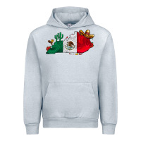 Heather Grey mexica kentucky Urban Hoodie - CowhideDigitalArt