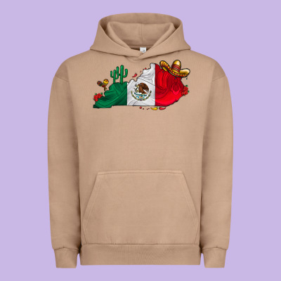 Mexica Kentucky Urban Hoodie Designed By Cowhidedigitalart