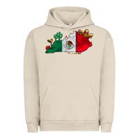 Pigment French Oak mexica kentucky Urban Hoodie - CowhideDigitalArt
