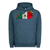 Pigment Midnight Navy mexica kentucky Urban Hoodie - CowhideDigitalArt