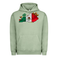 Pigment Oil Green mexica kentucky Urban Hoodie - CowhideDigitalArt
