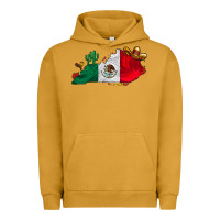 Pigment Peanut Butter mexica kentucky Urban Hoodie - CowhideDigitalArt