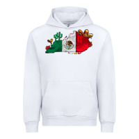 White mexica kentucky Urban Hoodie - CowhideDigitalArt
