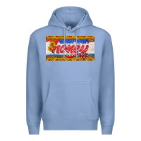 Colony Blue american honey sunflower license plate Premium Hoodie - HRA Design Shop