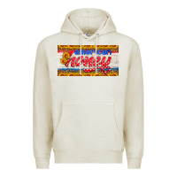 Oatmeal Heather american honey sunflower license plate Premium Hoodie - HRA Design Shop