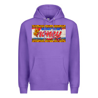 Purple american honey sunflower license plate Premium Hoodie - HRA Design Shop
