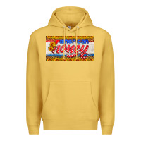 Antique Gold american honey sunflower license plate Premium Hoodie - HRA Design Shop