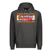 Charcoal Heather american honey sunflower license plate Premium Hoodie - HRA Design Shop