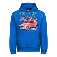 Cobalt Happy Easter truck Urban Hoodie - OliviaCreatesArt