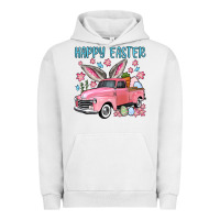 Pigment Lunar Rock Happy Easter truck Urban Hoodie - OliviaCreatesArt