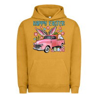 Pigment Peanut Butter Happy Easter truck Urban Hoodie - OliviaCreatesArt