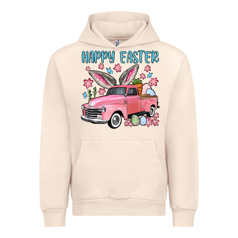 Happy Easter Truck Urban Hoodie by OliviaCreatesArt | Teevron