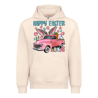 Sandshell Happy Easter truck Urban Hoodie - OliviaCreatesArt