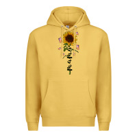 Antique Gold mama sunflower Premium Hoodie - RacoonDesign