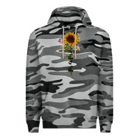 Slate Camo mama sunflower Premium Hoodie - RacoonDesign