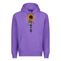Purple mama sunflower Premium Hoodie - RacoonDesign